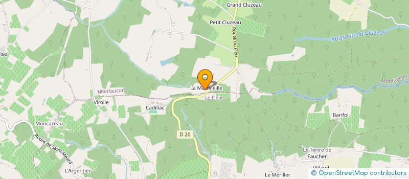 localisation de l'entreprise AUX TERRES CUITES DU PERIGORD à LE FLEIX