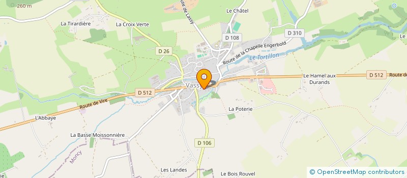 localisation de l'entreprise AUX TERRES NORMANDES  VALDALLIERE