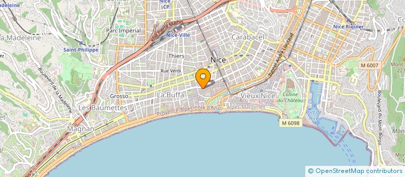 localisation de l'entreprise AUX THES NICE à NICE