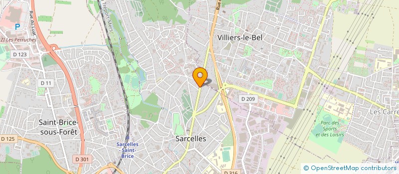 localisation de l'entreprise AUX TRADITIONS DE SARCELLES  SARCELLES