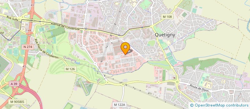 localisation de l'entreprise AUX TRAVAILLEURS REUNIS à QUETIGNY