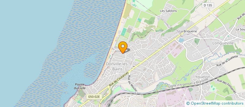 localisation de l'entreprise AUX TRESORS DES COTES NORMANDES à DONVILLE-LES-BAINS