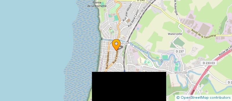 localisation de l'entreprise AUX TRESORS MARINS à WIMEREUX