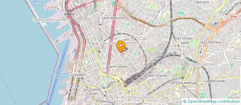 localisation de l'entreprise AUX TROIS ANGES à MARSEILLE