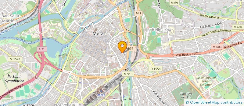 localisation de l'entreprise AUX TROIS B à METZ