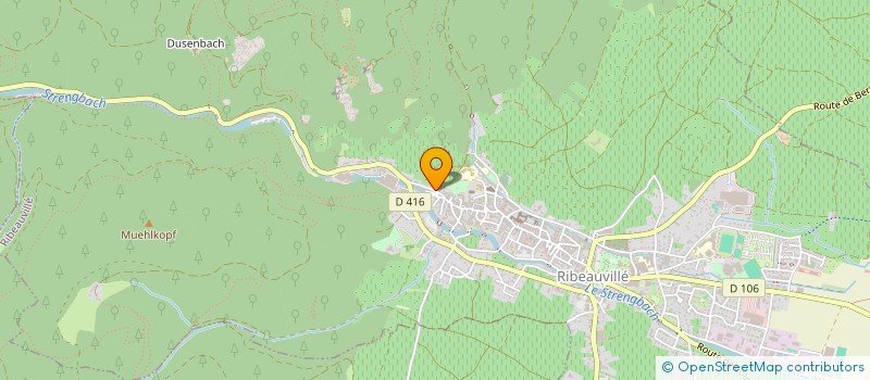 localisation de l'entreprise AUX TROIS CHATEAUX  RIBEAUVILLE