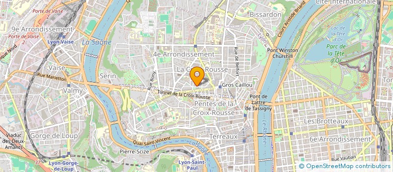 localisation de l'entreprise AUX TROIS COCHONS XR à LYON