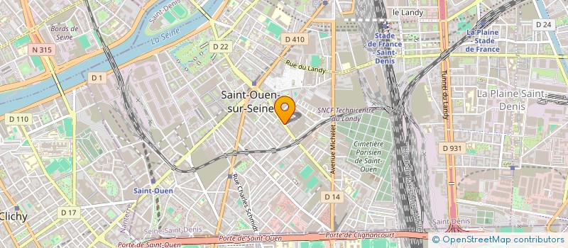 localisation de l'entreprise AUX TROIS COMMUNES à SAINT-OUEN-SUR-SEINE