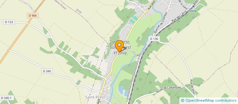 localisation de l'entreprise AUX TROIS FONTAINES à SAINT-PREST