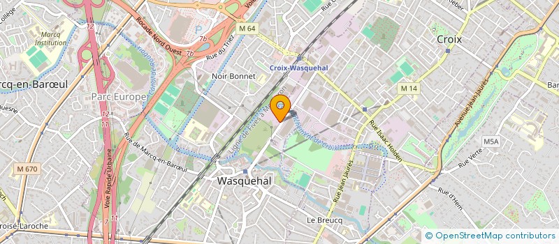 localisation de l'entreprise AUX TROIS FOURCHETTES GOURMANDES à WASQUEHAL