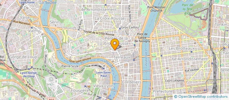 localisation de l'entreprise AUX TROIS GAULES à LYON
