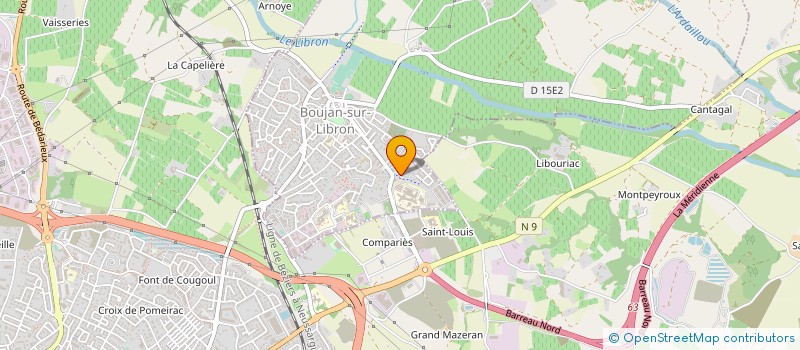 localisation de l'entreprise AUX TROIS GLACONS à MONTADY
