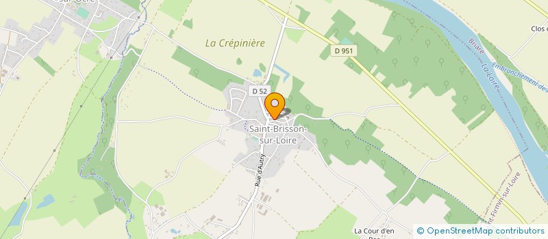 localisation de l'entreprise AUX TROIS GOURMETS à SAINT-BRISSON-SUR-LOIRE