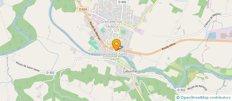 localisation de l'entreprise AUX TROIS PETITS COCHONS à GRENADE-SUR-L'ADOUR