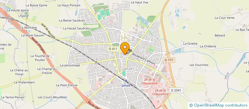 localisation de l'entreprise AUX TROIS ROCHERS  JANZE