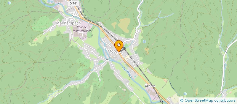 localisation de l'entreprise AUX TROIS ROIS  MOOSCH