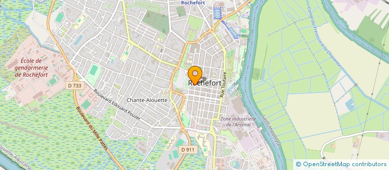 localisation de l'entreprise AUX TROIS SOLEILS EURL à ROCHEFORT