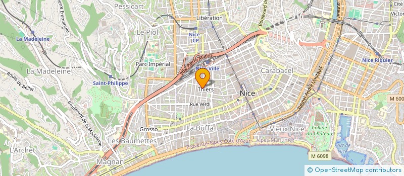 localisation de l'entreprise AUX TROPIQUES à NICE