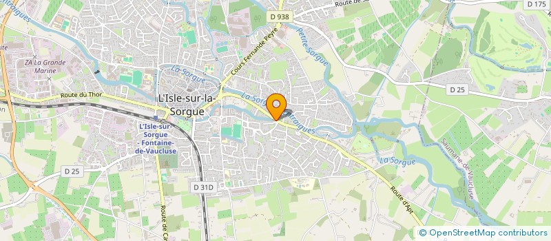 localisation de l'entreprise AUX TROUVAILLES à L'ISLE-SUR-LA-SORGUE