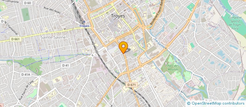 localisation de l'entreprise AUX TROYES TOITS à TROYES