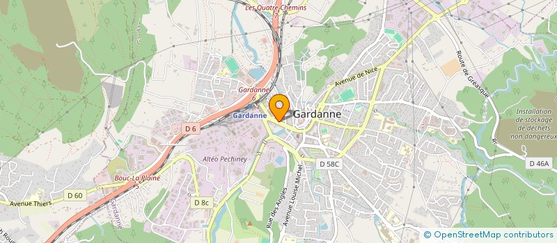 localisation de l'entreprise AUX VENTS DES MOTS à GARDANNE