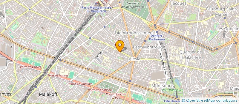 localisation de l'entreprise AUX VERGERS DES PLANTES  PARIS