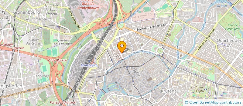 localisation de l'entreprise AUX VIGNES  SCHILTIGHEIM