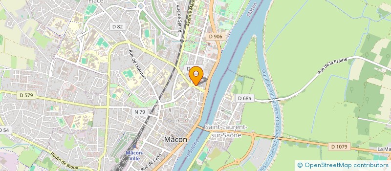 localisation de l'entreprise AUX VIGNES DE CANA  MACON