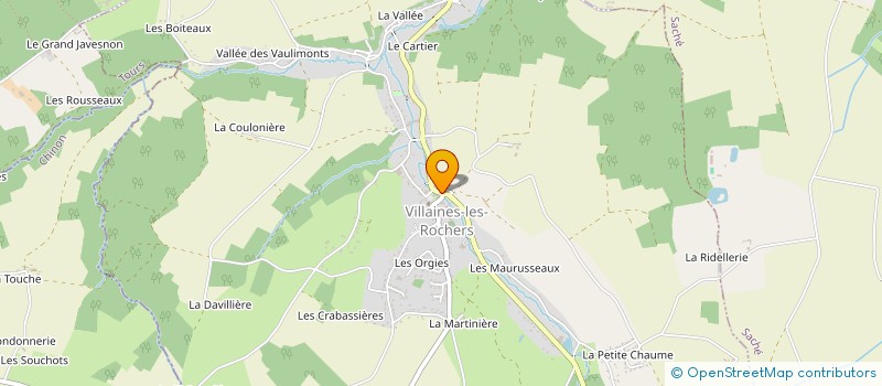 localisation de l'entreprise AUX VILLAIS-JOIE  VILLAINES-LES-ROCHERS