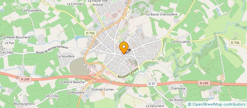 localisation de l'entreprise AUX VINS D OLIVIER à VALLET