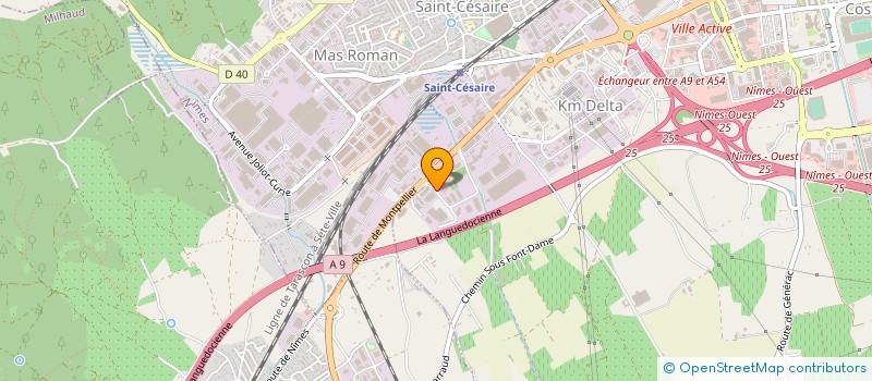 localisation de l'entreprise AUX Z'AFFAIRES DU MAS DES ROSIERS  NIMES