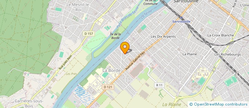 localisation de l'entreprise AUXA  MONTESSON