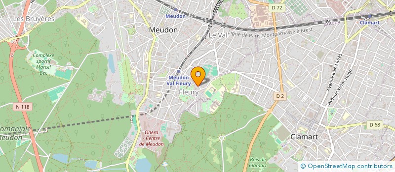 localisation de l'entreprise AUXALLIS à MEUDON