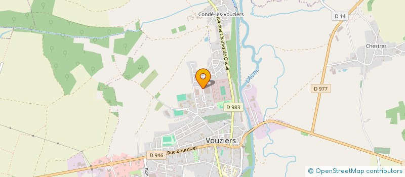 localisation de l'entreprise AUXEM DISTRIBUTION  VOUZIERS