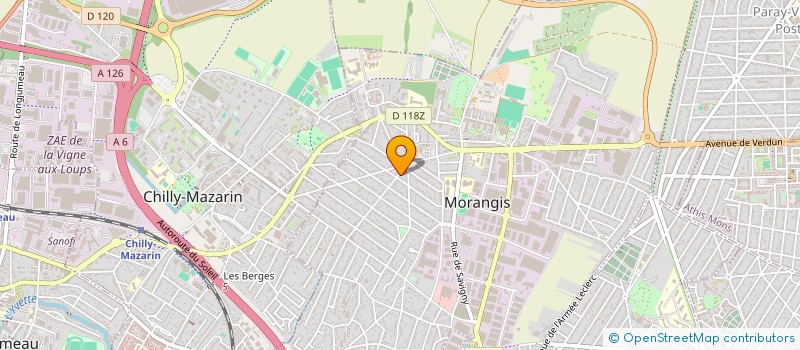 localisation de l'entreprise AUXENT 91 à MORANGIS