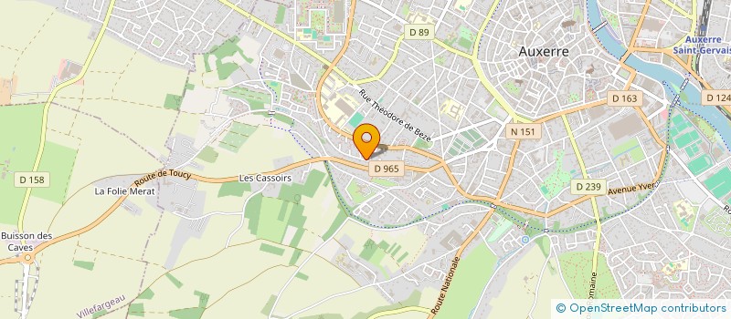 localisation de l'entreprise AUXERRE AIKIDO  AUXERRE