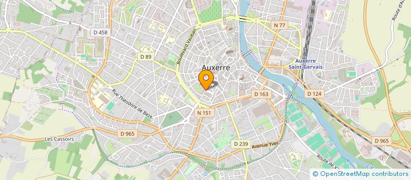localisation de l'entreprise AUXERRE AUDITION à AUXERRE