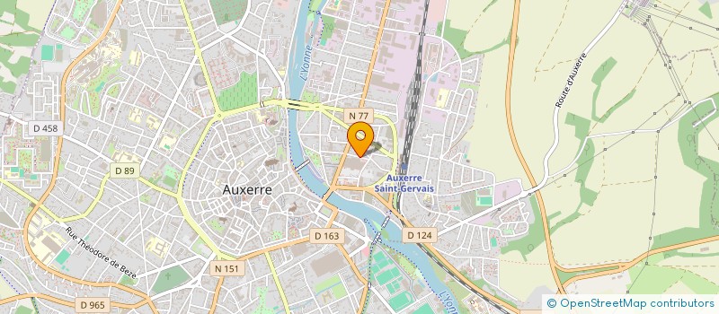 localisation de l'entreprise AUXERRE CORDONNERIE à AUXERRE