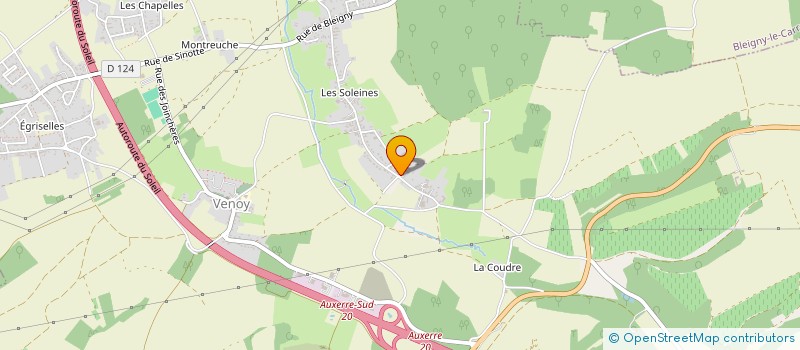 localisation de l'entreprise AUXERRE DENTAL SERVICES  VENOY