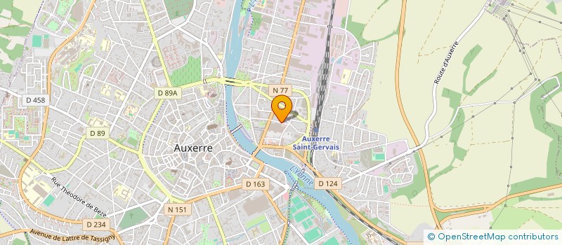 localisation de l'entreprise AUXERRE DISTRIBUTION  AUXERRE