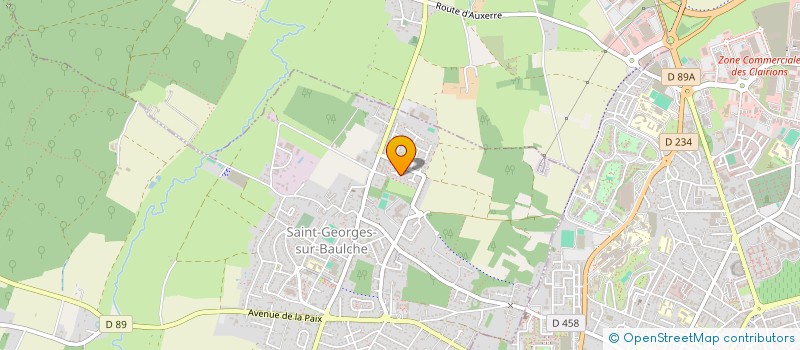 localisation de l'entreprise AUXERRE DRONE EXPERTISE  SAINT-GEORGES-SUR-BAULCHE