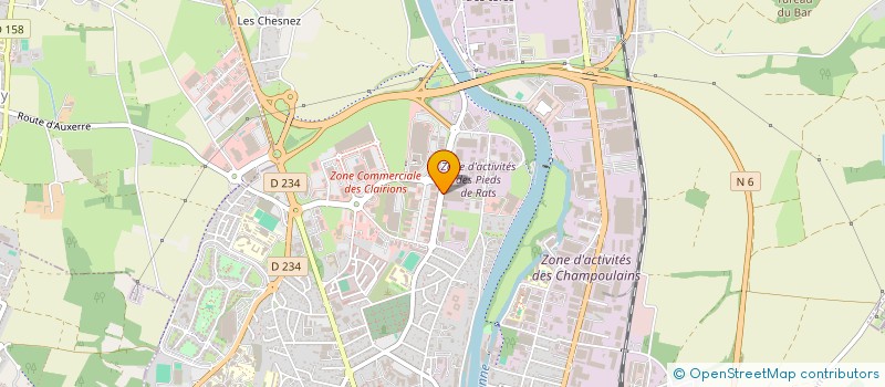 localisation de l'entreprise AUXERRE HAUSSMANN à AUXERRE