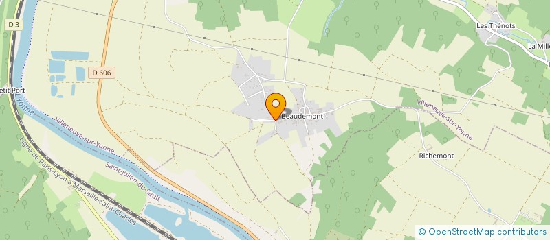 localisation de l'entreprise AUXERRE IMMO  VILLENEUVE-SUR-YONNE