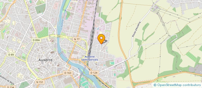 localisation de l'entreprise AUXERRE SPORTS DE CONTACT ET ARTS MARTIAUX à AUXERRE