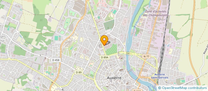 localisation de l'entreprise AUXERREVICE DES DEMUNIS à AUXERRE