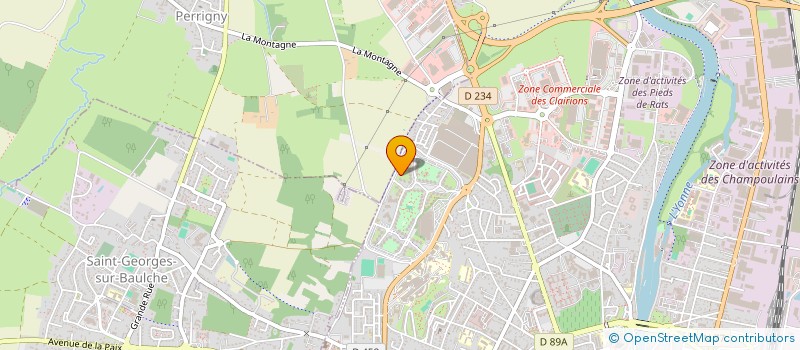 localisation de l'entreprise AUXEV 2 à AUXERRE