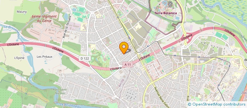 localisation de l'entreprise AUXI ANGERS 2007 à AVRILLE