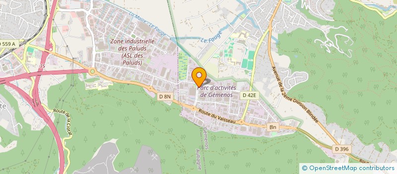 localisation de l'entreprise AUXI BAT  GEMENOS