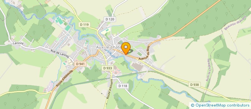 localisation de l'entreprise AUXI CHEER POM  AUXI-LE-CHATEAU