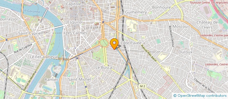 localisation de l'entreprise AUXI'LIFE 31 à TOULOUSE